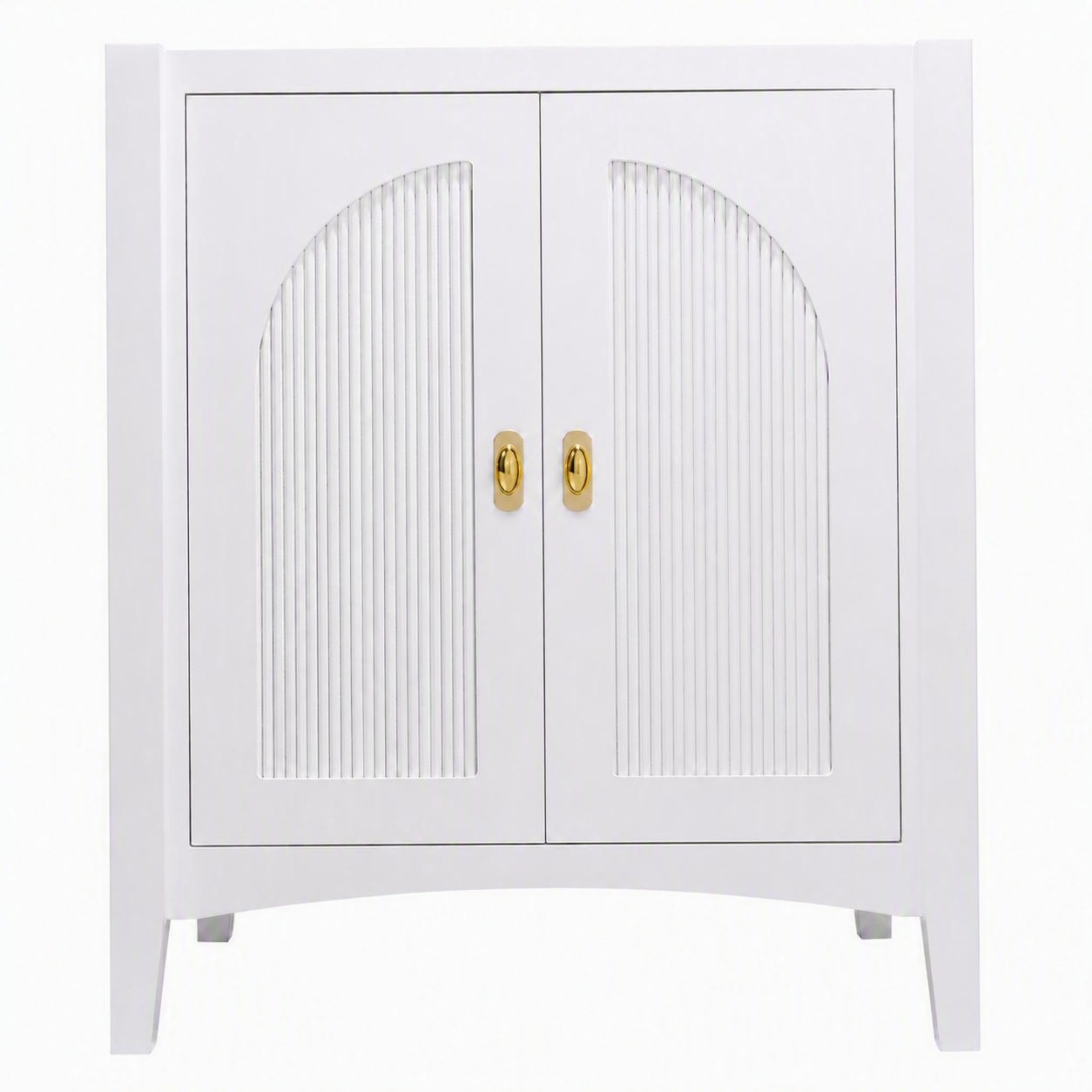 Olivia Reeded Arch Vanity front view