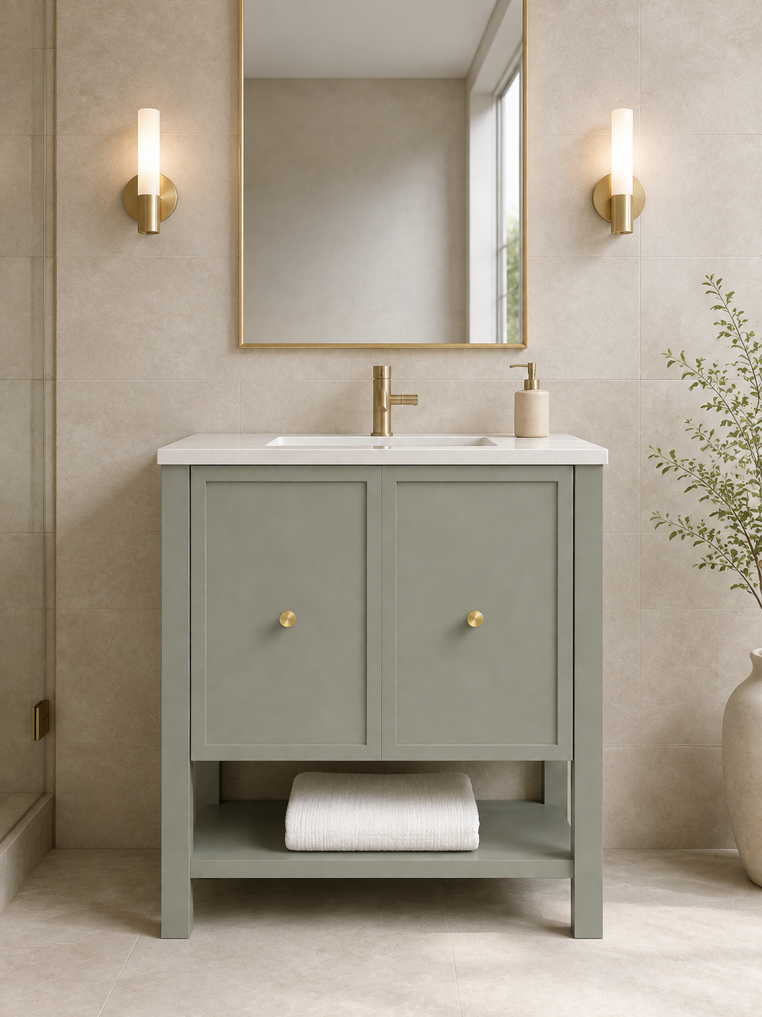 Eva vanity taged evergreen