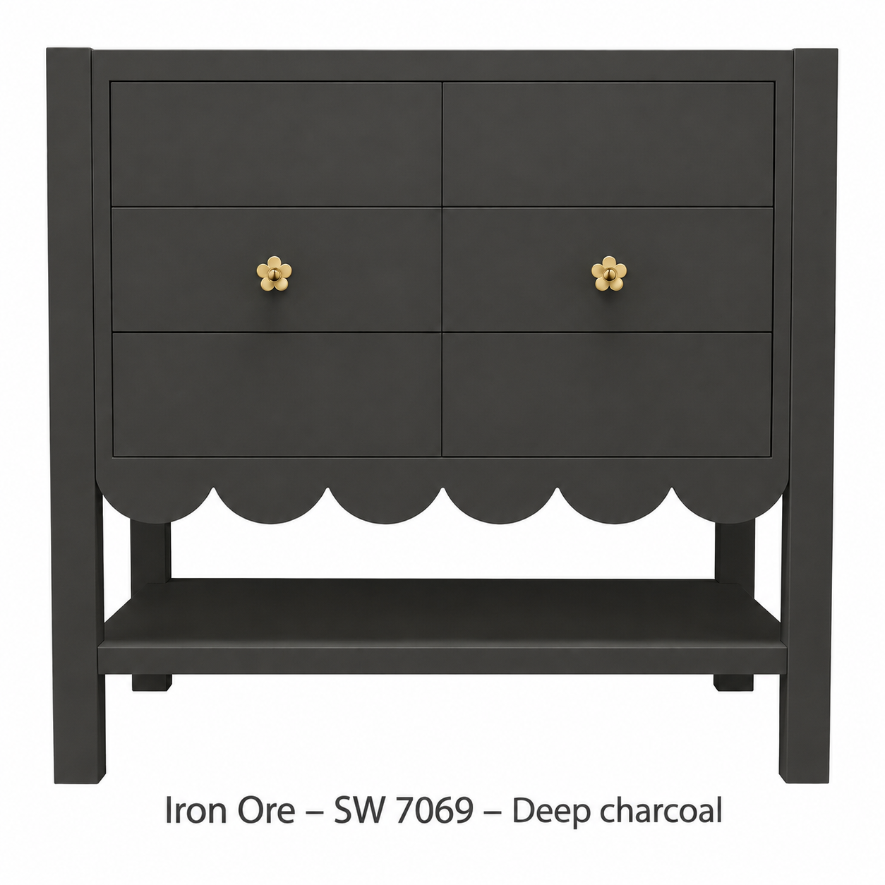 Alice vanity color iron ore