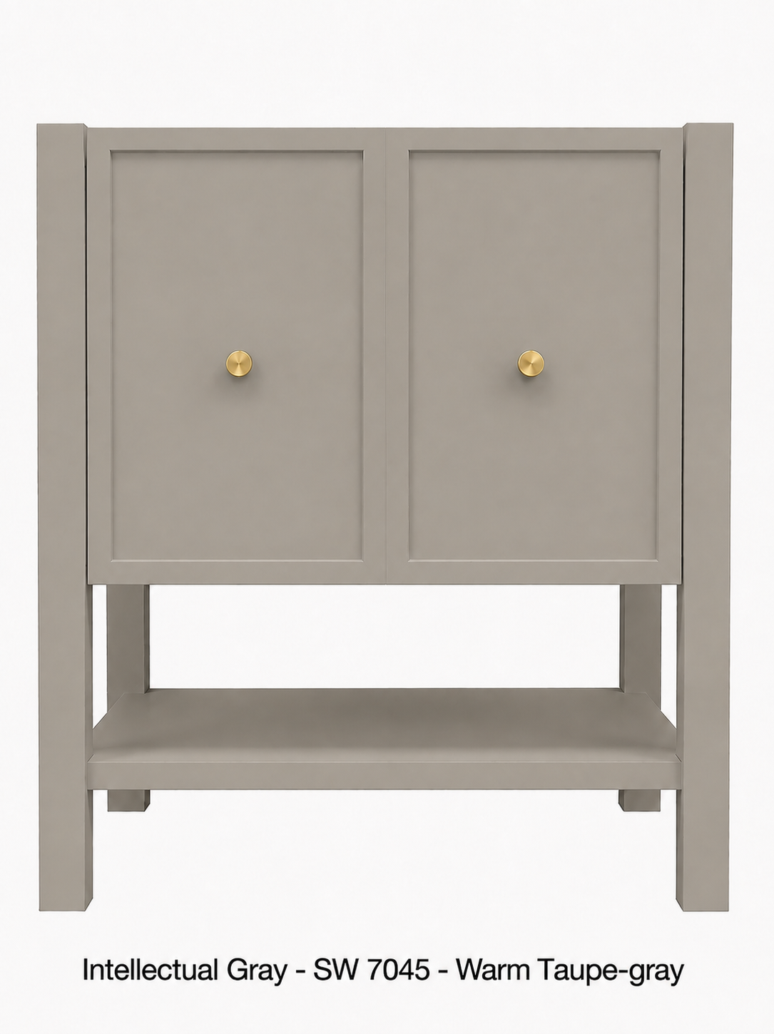 Eva vanity color intellectual gray