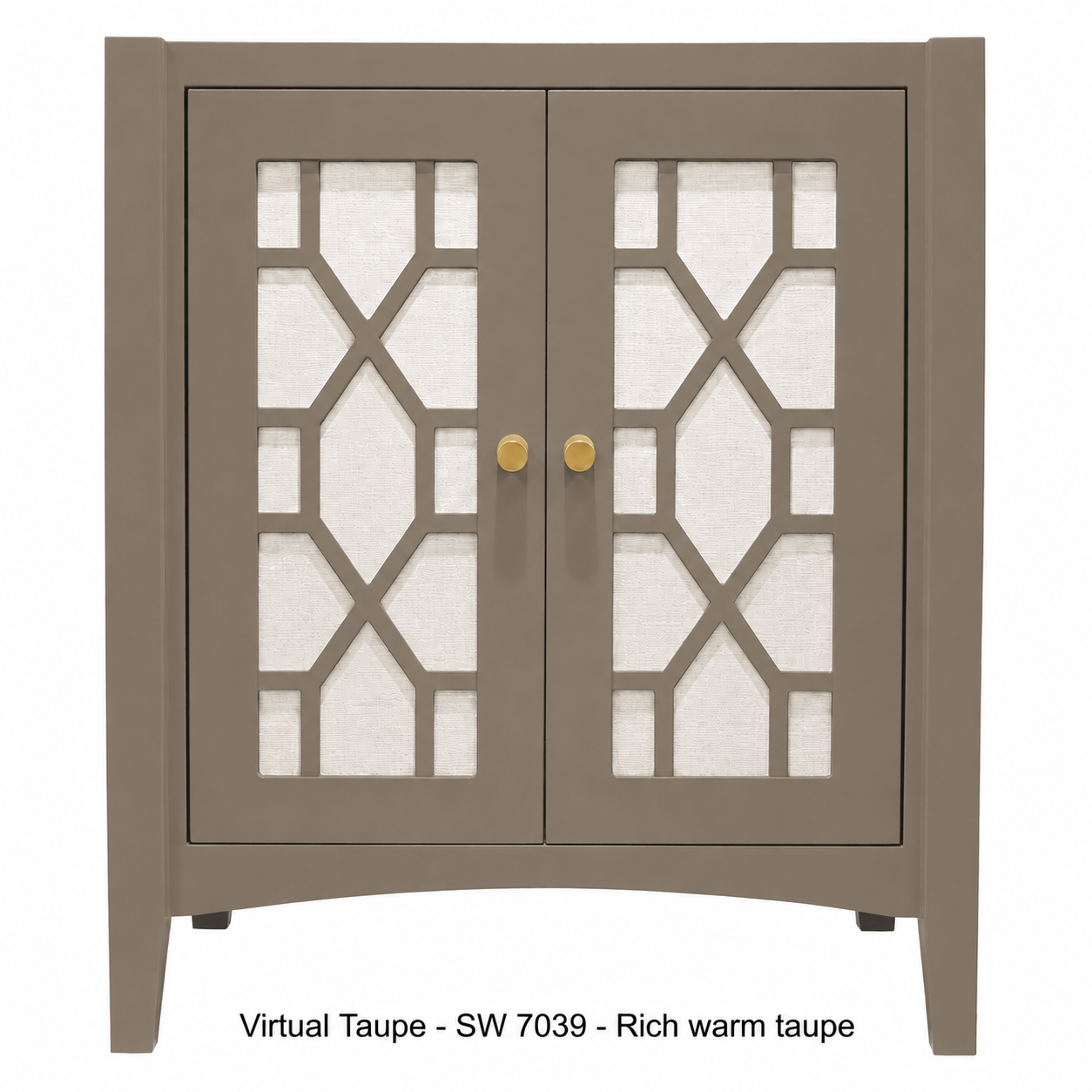 Sophia vanity color taupe