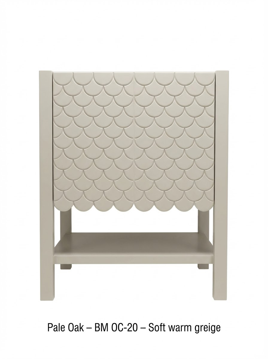 Chloe vanity color pale oak